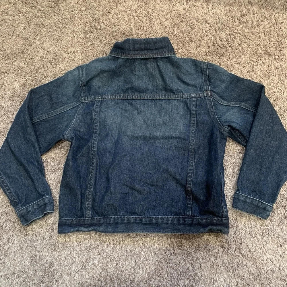 Children's Place‎ Jean Jacket Girls Medium 7/8 Denim Button Up